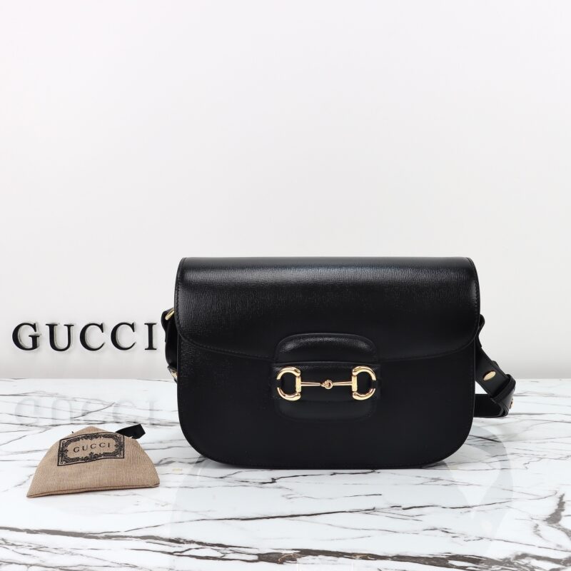 Replica Gucci  G 1955 Horsebit Black - Best Fake Designer Bags