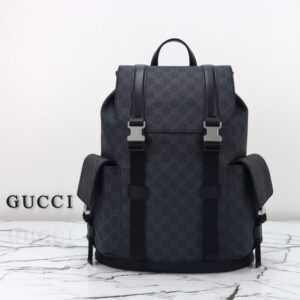 Replica Gucci GG Supreme Backpack Black - Best Fake Designer Bags