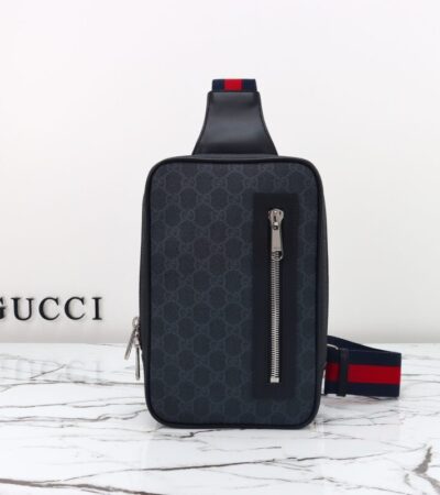 Replica Gucci  Supreme Sling Bag Black - Best Fake Designer Bags