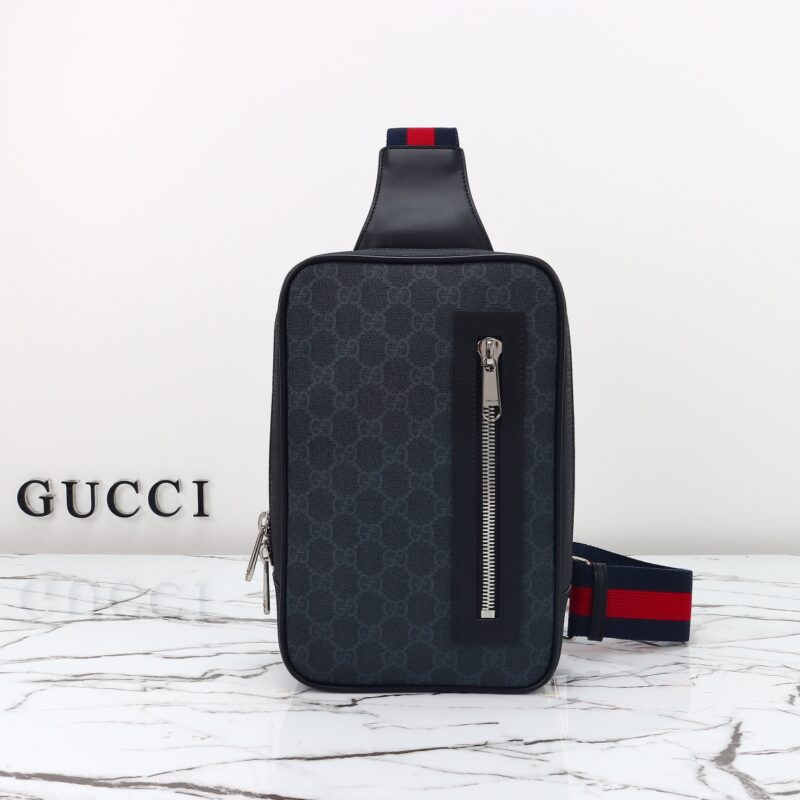 Replica Gucci Supreme Sling Bag Black - Best Fake Designer Bags