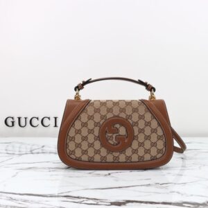 Replica Gucci Blondie Top Handle Brown - Best Fake Designer Bags