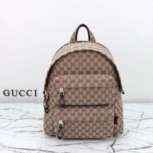 Replica Gucci Backpack GG Canvas Beige - Best Fake Designer Bags