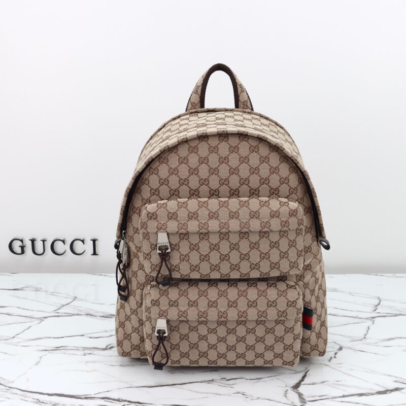 Replica Gucci Backpack GG Canvas Beige - Best Fake Designer Bags