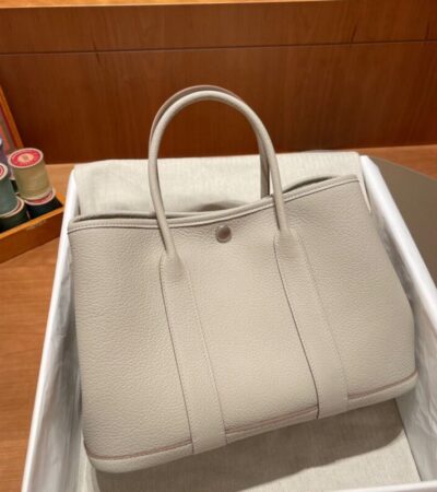 Replica Hermes Garden Party 30cm Negonda Beton - Best Fake Designer Bags