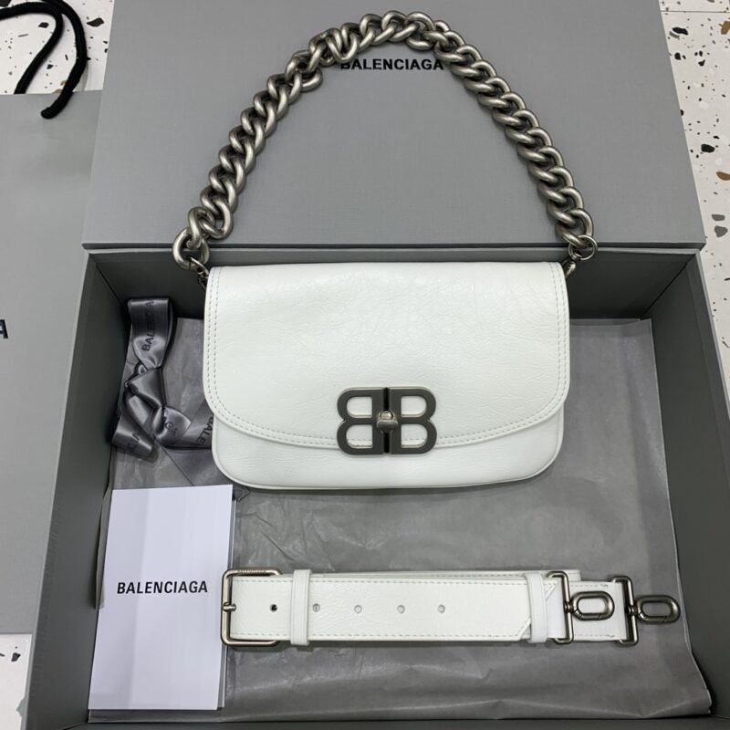 Replica Balenciaga Small BB White - Best Fake Designer Bags