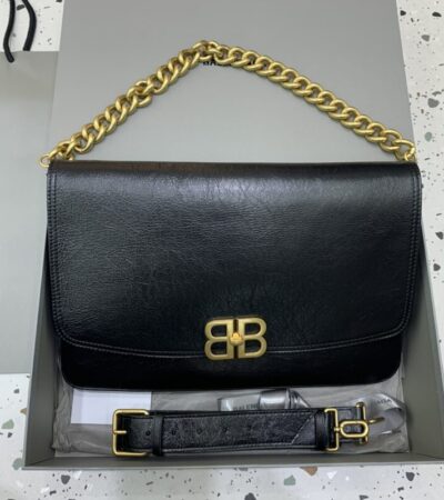 Replica Balenciaga Large BB Black - Best Fake Designer Bags
