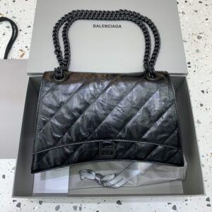 Replica Balenciaga Crush Large Full Black - Best Fake Designer Bags