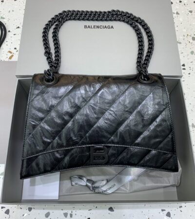 Replica Balenciaga Crush Large Full Black - Best Fake Designer Bags