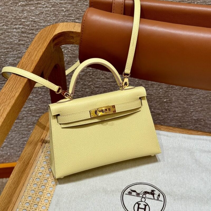 Replica Hermes Kelly Jaune Poussin - Best Fake Designer Bags