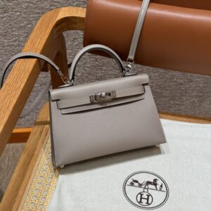 Replica Hermes Kelly Gris Asphalte - Best Fake Designer Bags