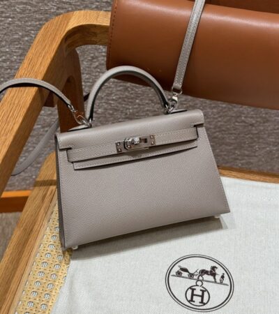 Replica Hermes Kelly Gris Asphalte - Best Fake Designer Bags