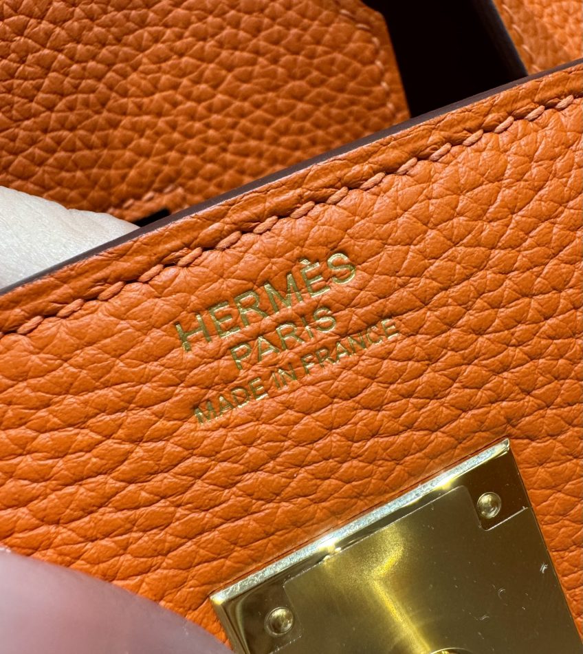 Replica Hermes Birkin Orange Togo Gold 7 Replica Hermes Birkin Orange Togo Gold - premium-grade designer purse dupe