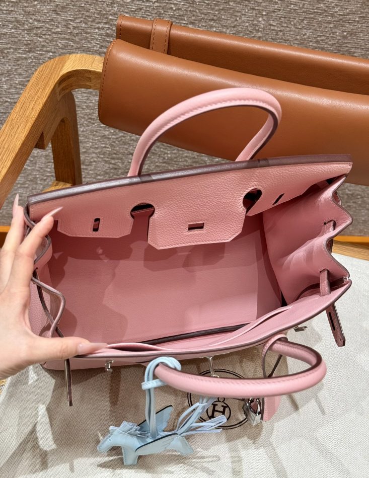 Replica Hermes Birkin Rose Sakura Togo 3 Replica Hermes Birkin Rose Sakura Togo - realistic designer-inspired fake bag