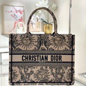 Replica Dior Tote Book Sun God Brown - Best Fake Designer Bags