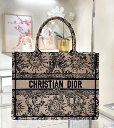 Replica Dior Tote Book Sun God Brown - Best Fake Designer Bags