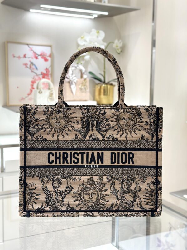 Replica Dior Tote Book Sun God Brown - Best Fake Designer Bags