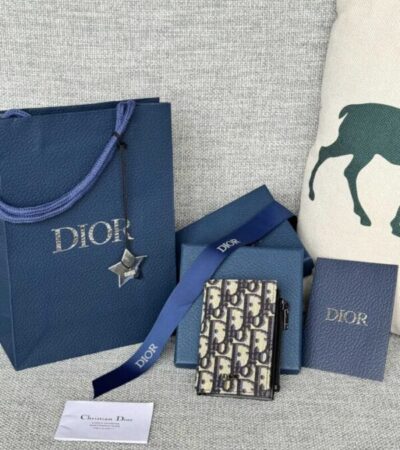 Replica Dior Zipper Card Holder White - Best Fake Designer Bags