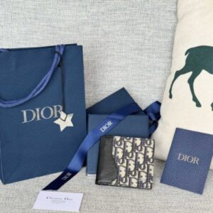 Replica Dior Jacquard Wallet Oblique - Best Fake Designer Bags