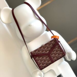 Replica Goyard Minaudière Trunk Bag Bordeaux - Best Fake Designer Bags
