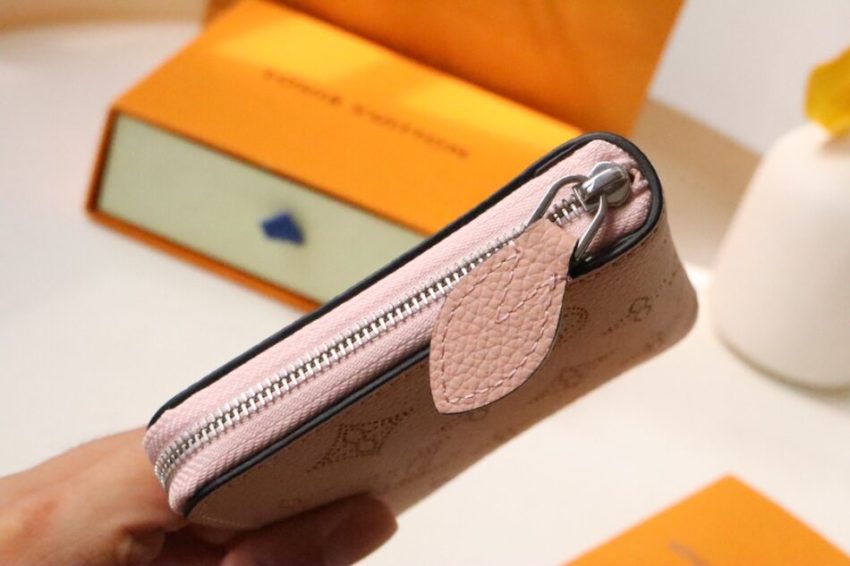 Replica Louis Vuitton Zipper Coin Purse Pink - authentic-look luxury purse replica