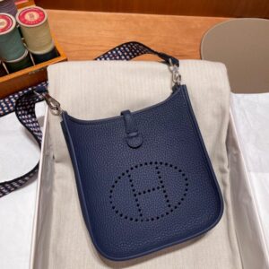 Replica Hermes Evelyne II TPM Black - Best Fake Designer Bags