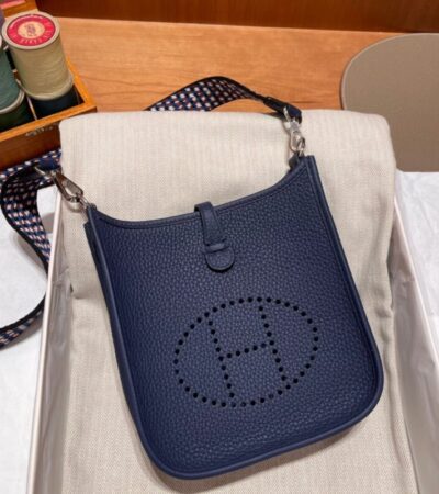 Replica Hermes Evelyne II TPM Black - Best Fake Designer Bags