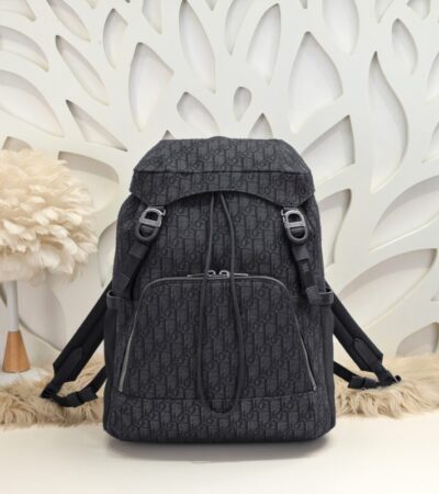 Replica Dior 8 Backpack with Flap Black - Best Fake Designer Bags