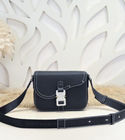 Replica Dior Saddle Messenger Bag Black - Best Fake Designer Bags