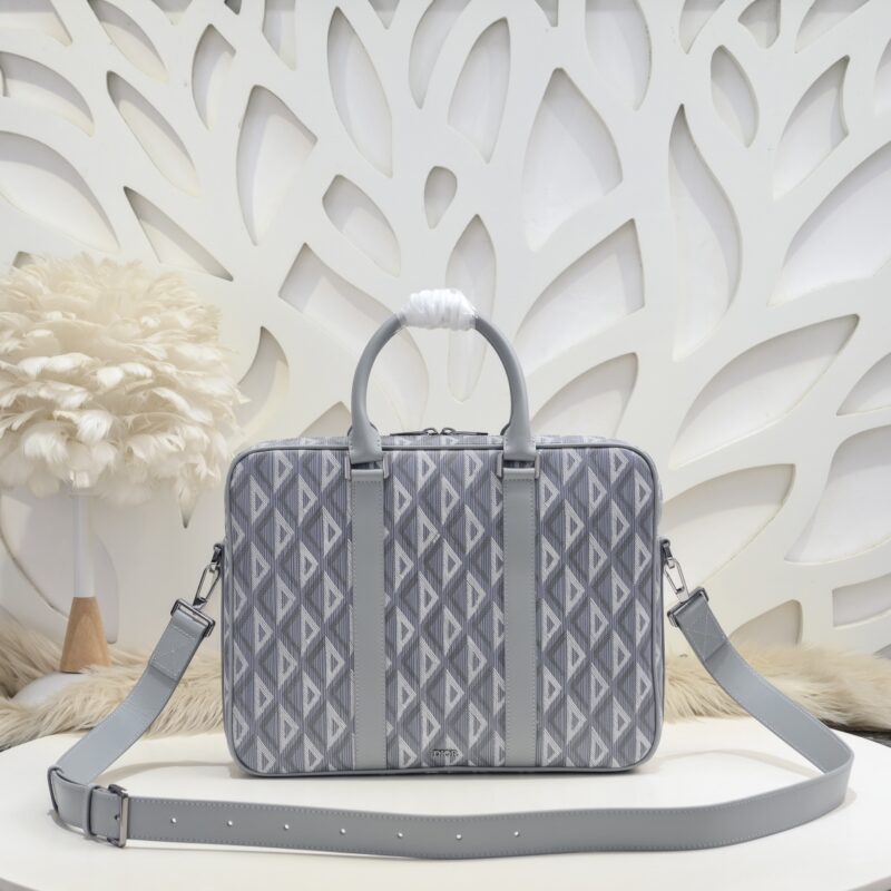 Replica Dior Zipped Briefcase White - Best Fake Designer Bags