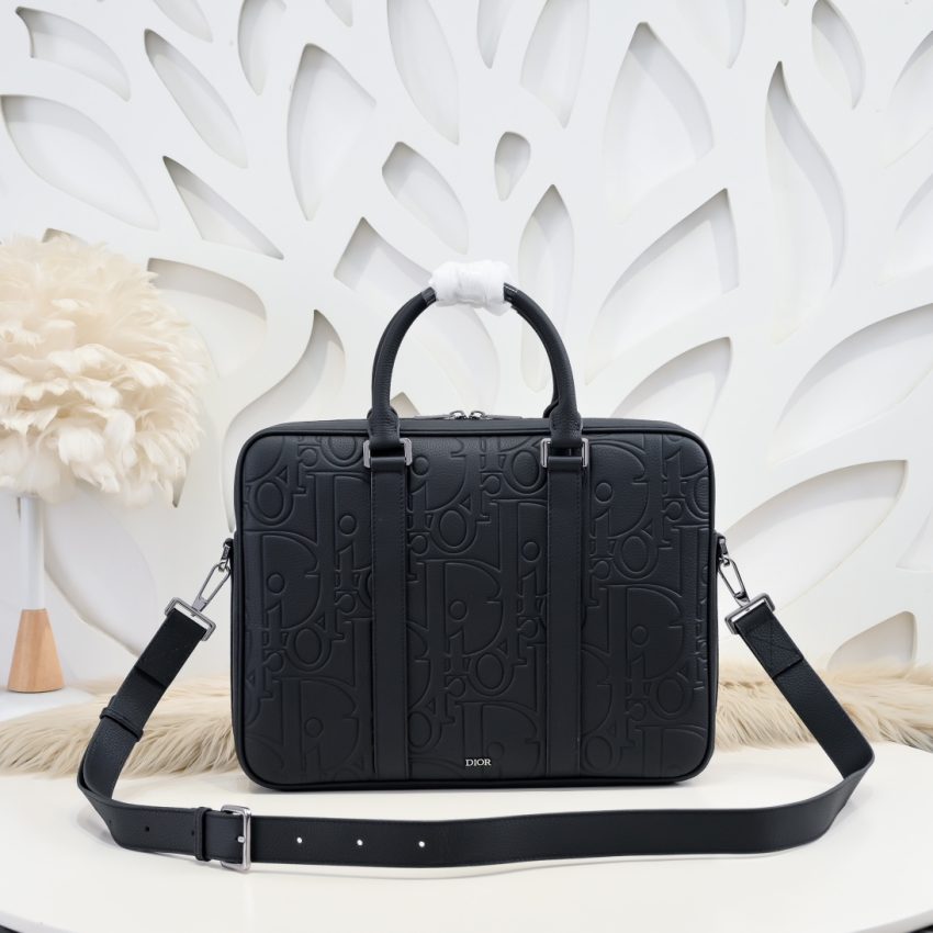 Replica Dior Gravity  Briefcase Black - Best Fake Designer Bags