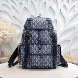 Replica DIOR Hit The Road Backpack Blue Diamond - Best Fake Designer Bags