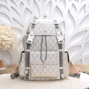 Replica DIOR Hit The Road Backpack White Diamond - Best Fake Designer Bags