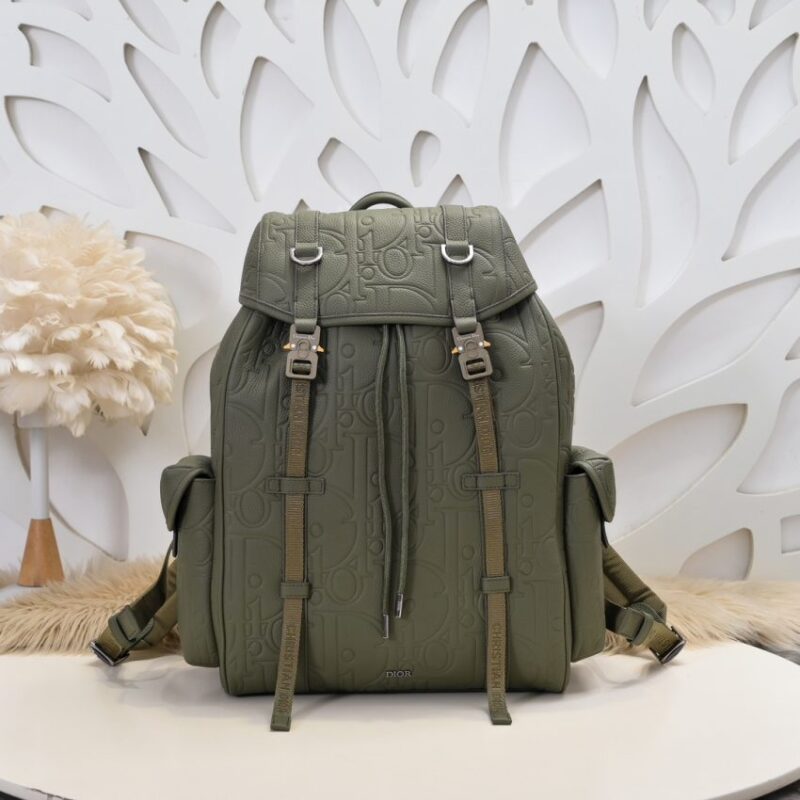 Replica DIOR Hit the Road Backpack with Flap Khaki - Best Fake Designer Bags
