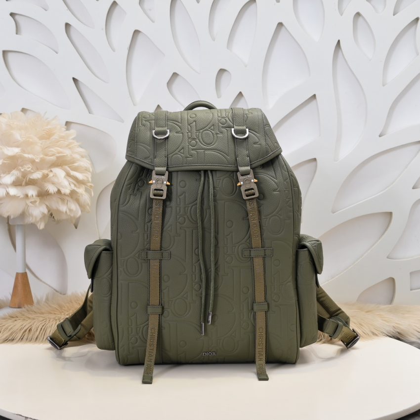 Replica DIOR Hit the Road Backpack with Flap Khaki - Best Fake Designer Bags