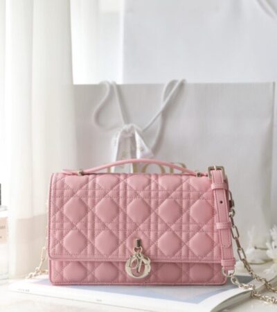 Replica My Dior Top Handle Bag Pink - Best Fake Designer Bags
