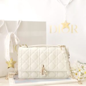 Replica My Dior Top Handle Bag White - Best Fake Designer Bags