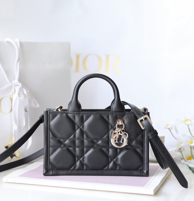 Replica Dior Tote Book Mini Black - Best Fake Designer Bags