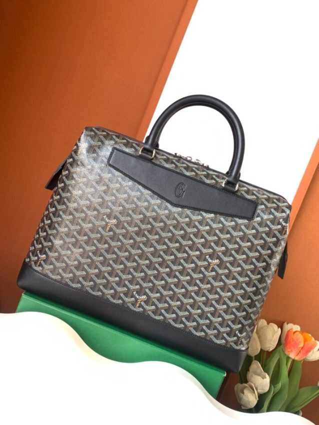 Replica Goyard Cisalpin Document Case Black - Best Fake Designer Bags