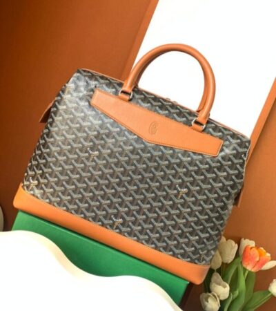 Replica Goyard Cisalpin Document Case Brown - Best Fake Designer Bags