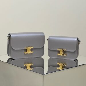 Replica Celine Triomphe Mini Grey - Best Fake Designer Bags