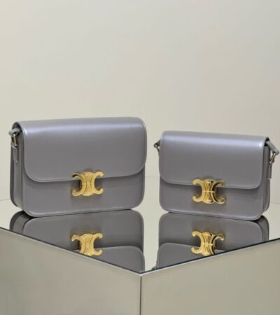 Replica Celine Triomphe Mini Grey - Best Fake Designer Bags