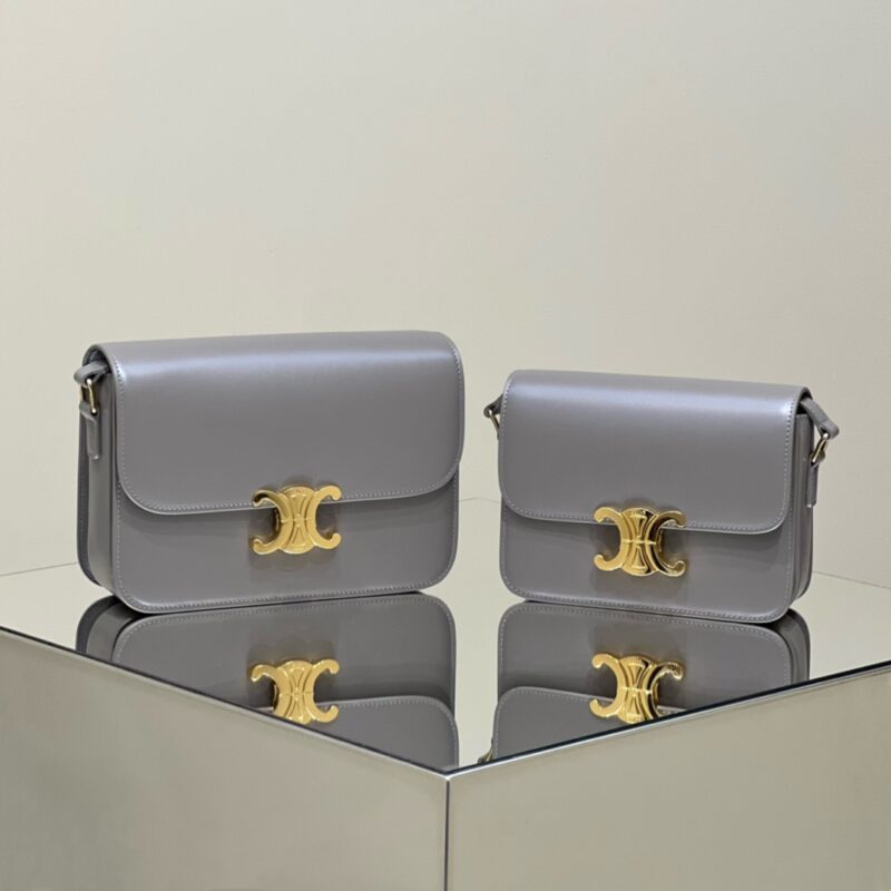 Replica Celine Triomphe Mini Grey - Best Fake Designer Bags