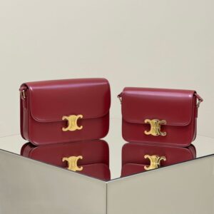 Replica Celine Triomphe Mini Bordeaux - Best Fake Designer Bags