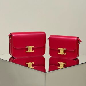 Replica Celine Triomphe Mini Red - Best Fake Designer Bags
