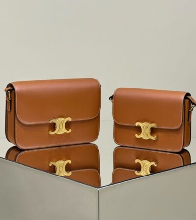 Replica Celine Triomphe Mini Brown - Best Fake Designer Bags
