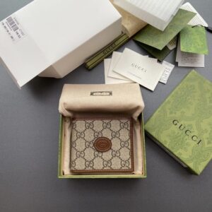 Replica Gucci  Interlocking  Wallet Brown - Best Fake Designer Bags