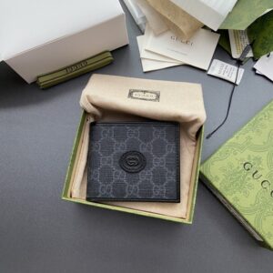 Replica Gucci Interlocking Wallet Black - high-end fake designer purse