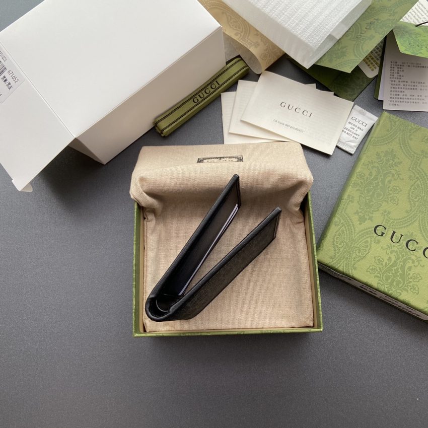 Replica Gucci Interlocking Wallet Black - top-rated replica designer bag