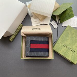 Replica Gucci Double G bifold Wallet Canvas - Best Fake Designer Bags