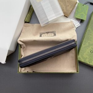 Replica Gucci Ophidia Zipper Wallet Black - ultra-realistic fake designer tote